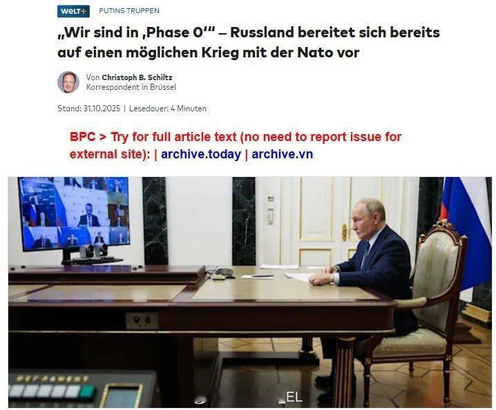 北约陆军司令唐纳修发布对俄罗斯战争概念文件，总共4400页。▪️该文件概述了在与