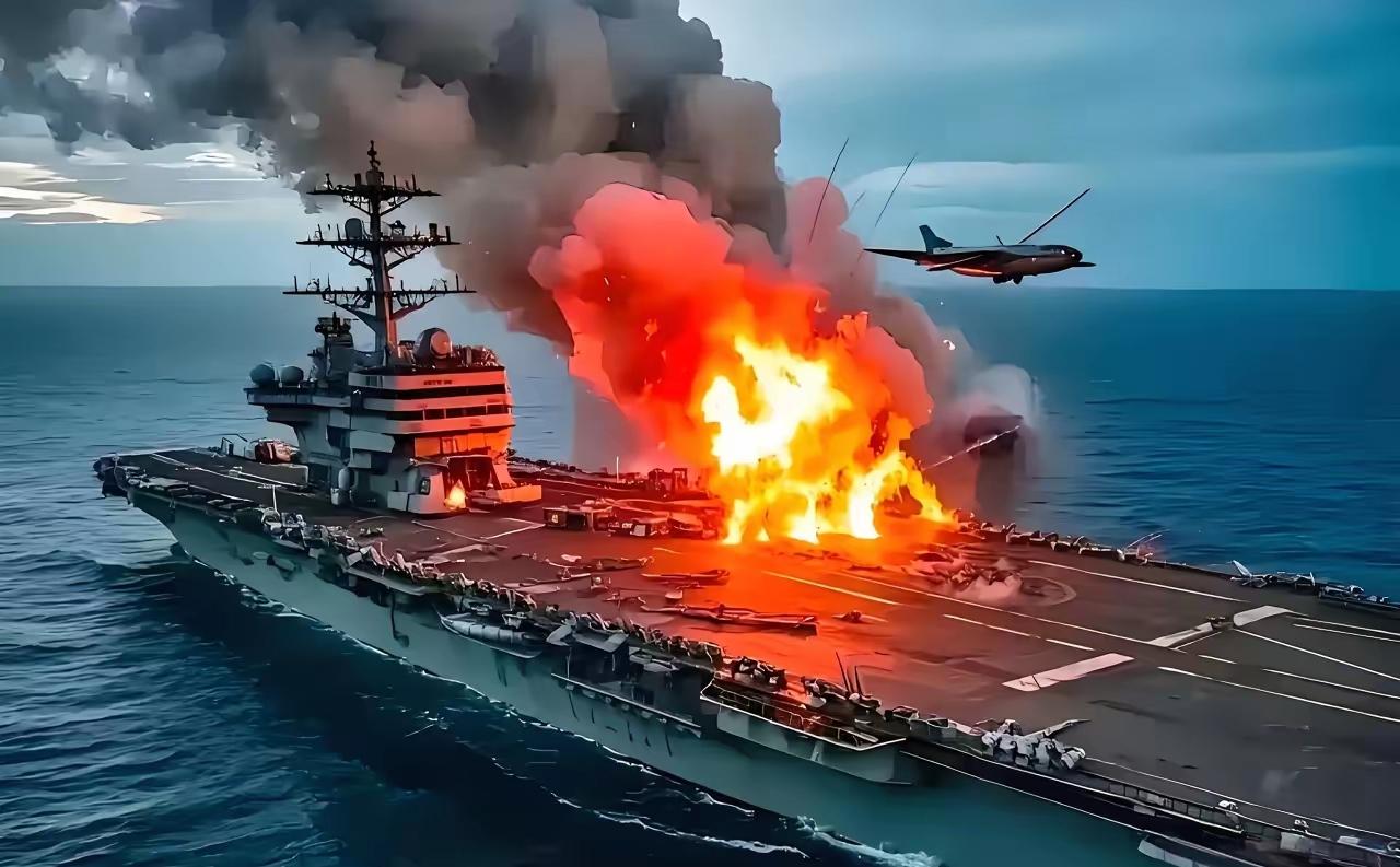 美伊冲突让大家重新琢磨一件事：
航母是不是过时了？
以前两艘航母开过去，基本稳赢