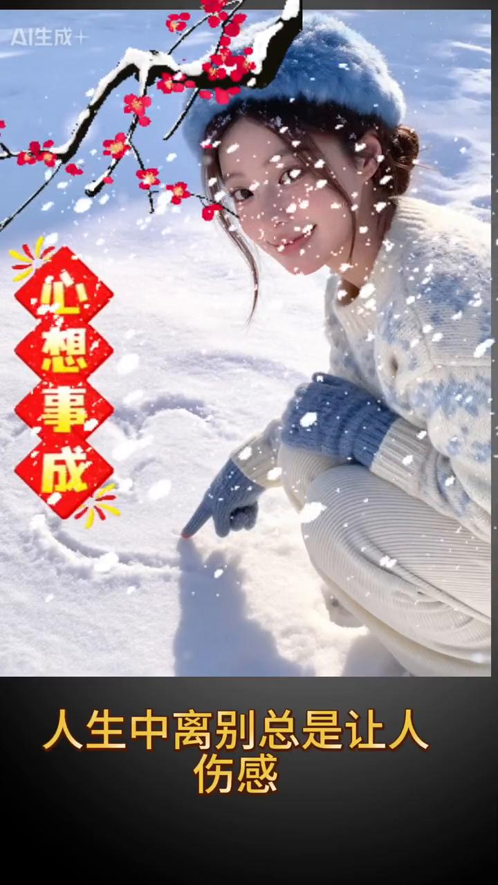 人生的每一场离别都是为了让你更懂珍惜当下的拥有。
人生中离别总是让人伤感，但你是