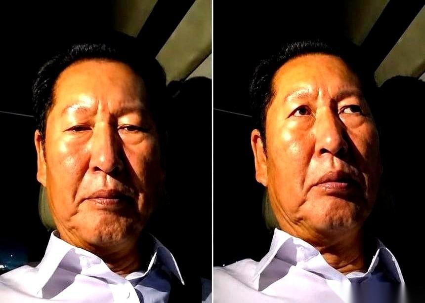 眼睛都憋红了，站在一排话筒前，硬邦邦地甩出一句：“这一次，这股组织力量实在大得离