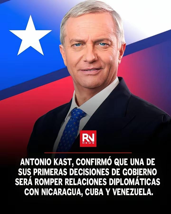 南美洲这波，又要转向！
​智利当选总统安东尼奥·卡斯特表示，他将在上任后与尼加拉