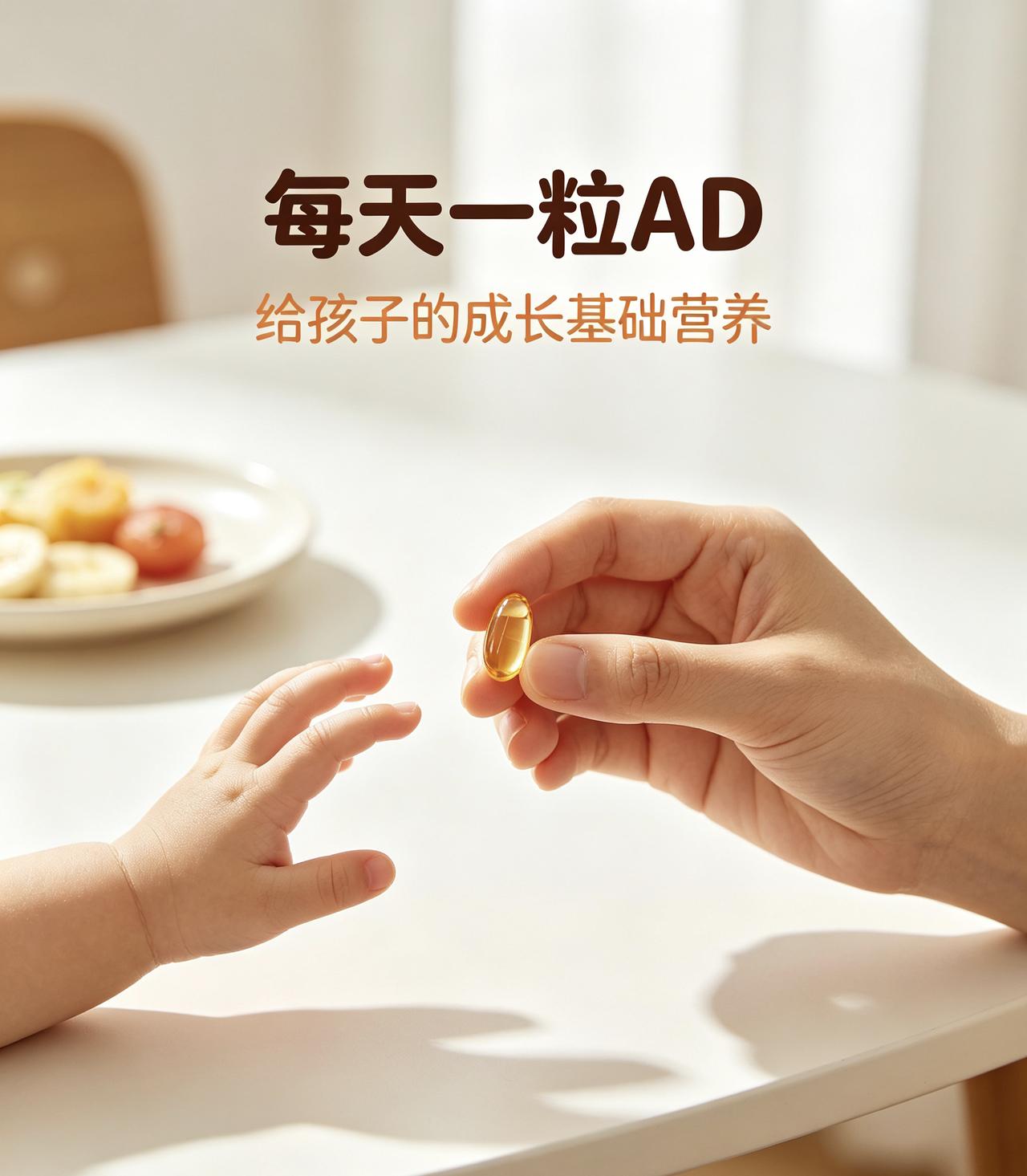 你还在只给孩子补钙吗？其实，维生素A和D才是孩子健康成长真正的“黄金搭档”，缺了