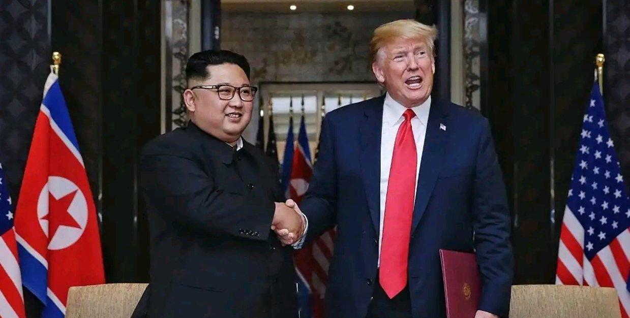 特朗普问“金正恩最近好吗” 韩方傻眼哈哈哈哈哈川普是真的喜欢金恩 ​​​