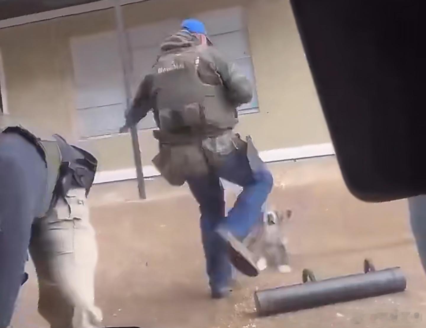 美国局势，一段ICE成员在街头将狗踢飞的视频使得该组织再次身陷舆论声讨漩涡。 