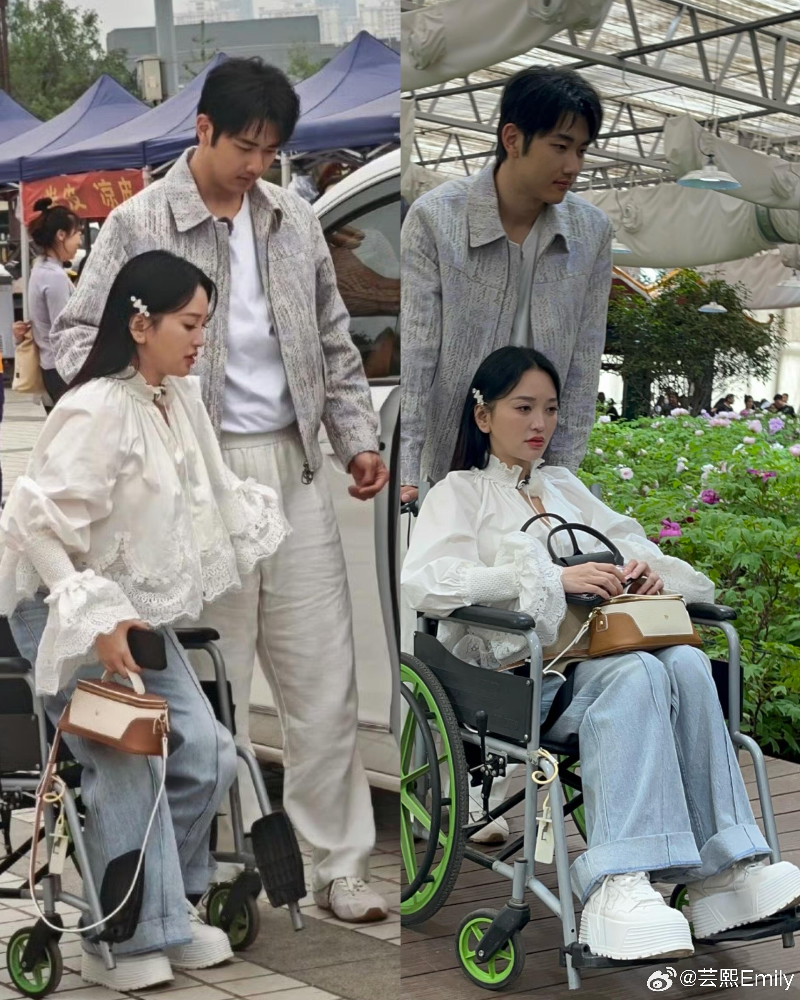 妻旅路透金莎孙丞潇甜度拉满！浅粉新中式vs清新白衬衫两套温柔穿搭，浮雕面料、蕾丝