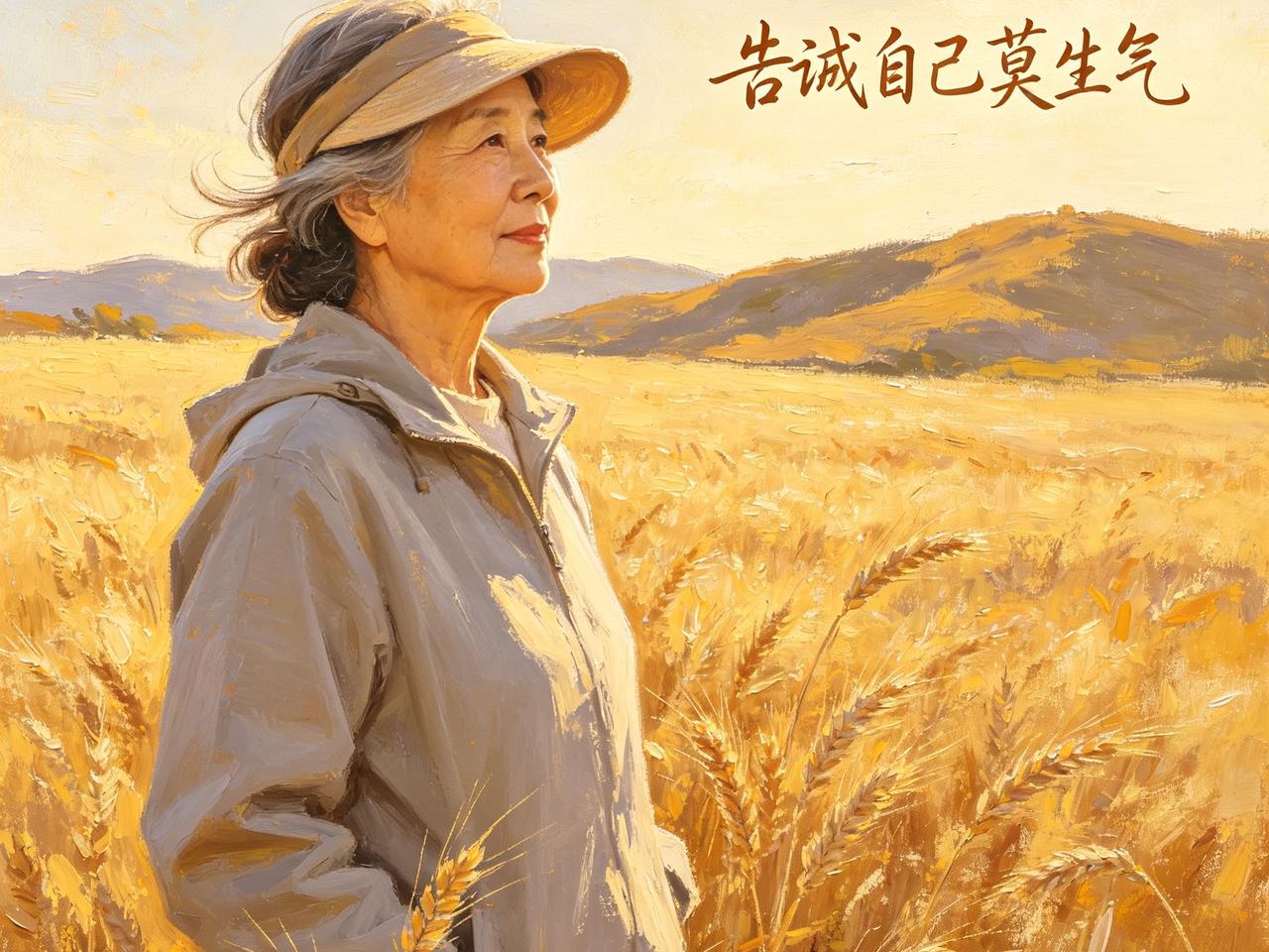 给自己一句话，你会说什么?你莫生气。
可能是更年期的缘故，好像得了强迫症。
看到