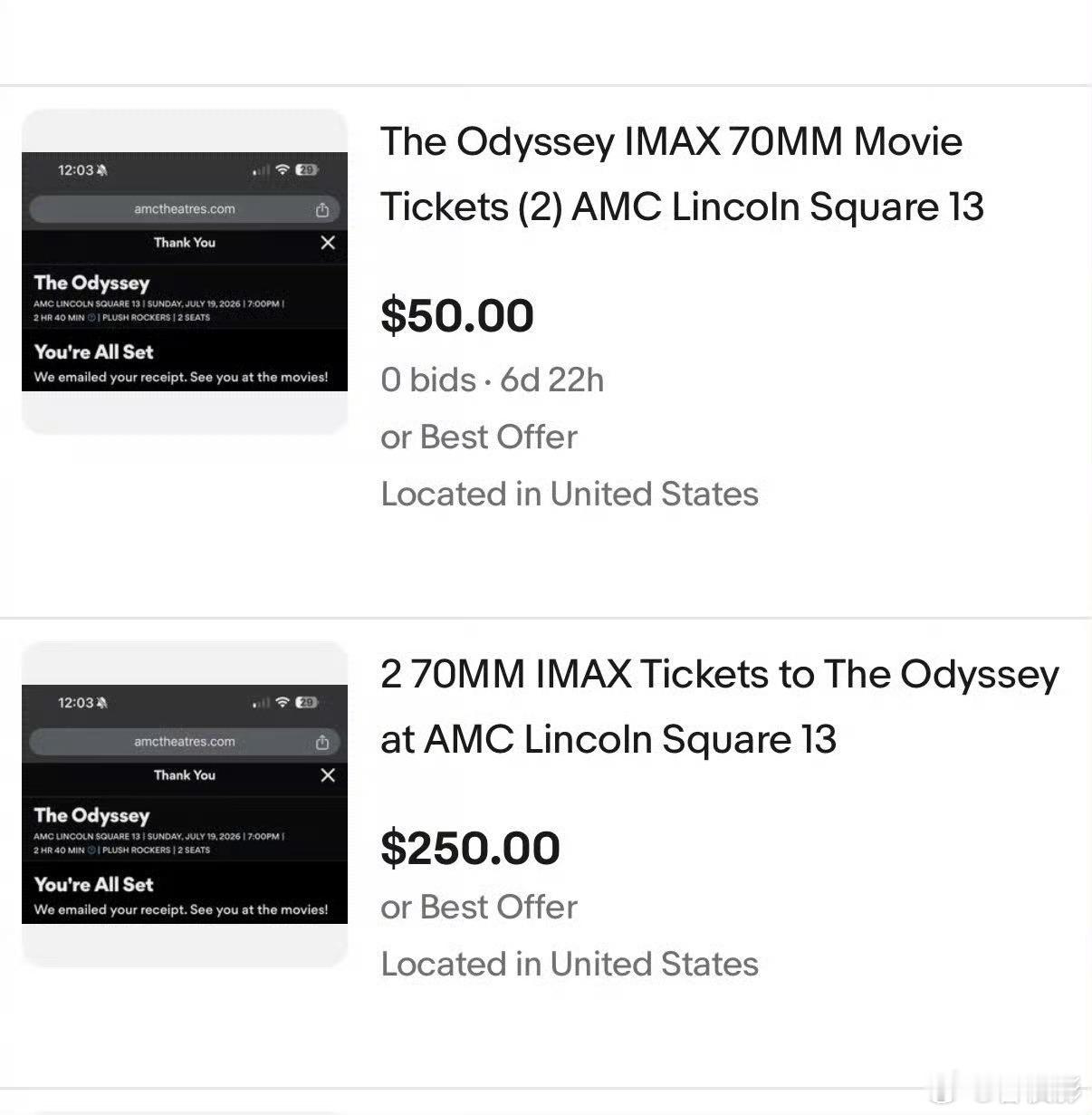 [心]诺兰新片《奥德赛》(The Odyssey) IMAX 70毫米胶片版电影