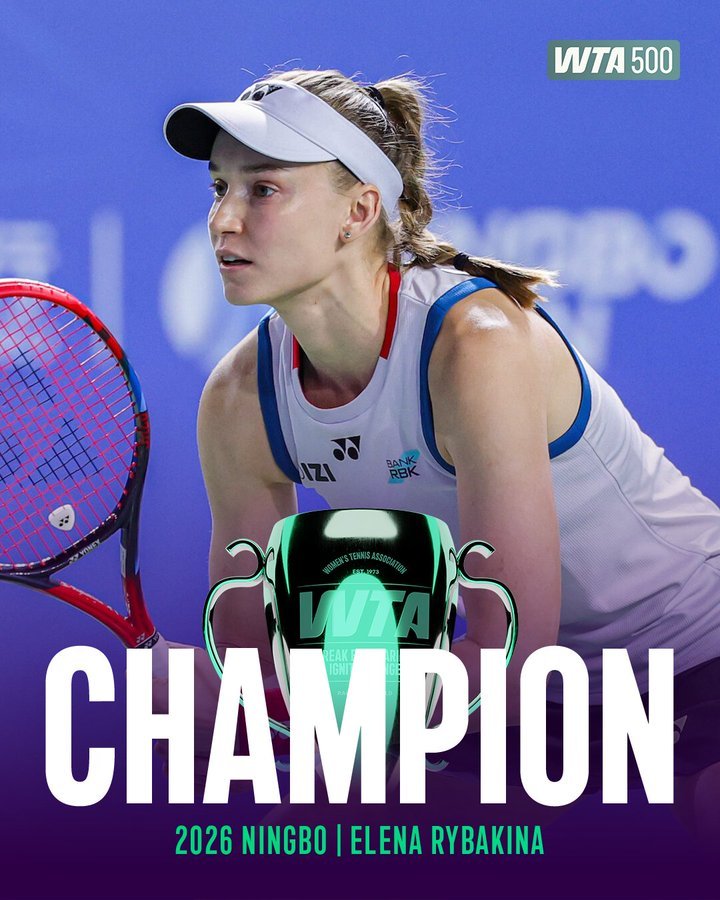 宁波天气凉爽，莱巴都没怎么出汗，美美夺冠，成功卫冕。wta 过去两年在宁波，莱巴