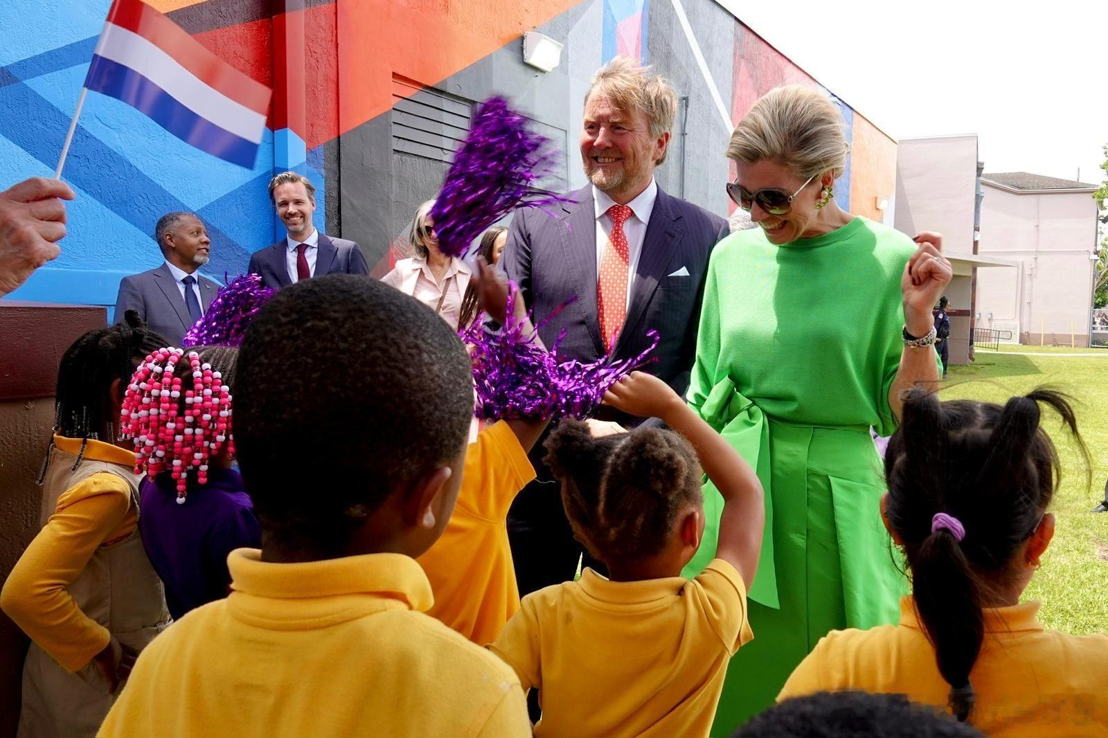 新闻 2026.4.14 荷兰国王夫妇工作访问美国Day 2，到访佛罗里达州的迈