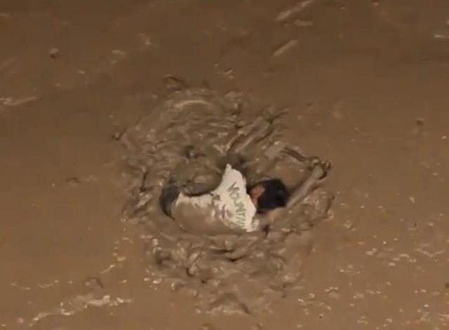 温州男子跳桥遇退潮，淤泥成“意外救星”
 
9月17日晚10点，温州一中年男子从