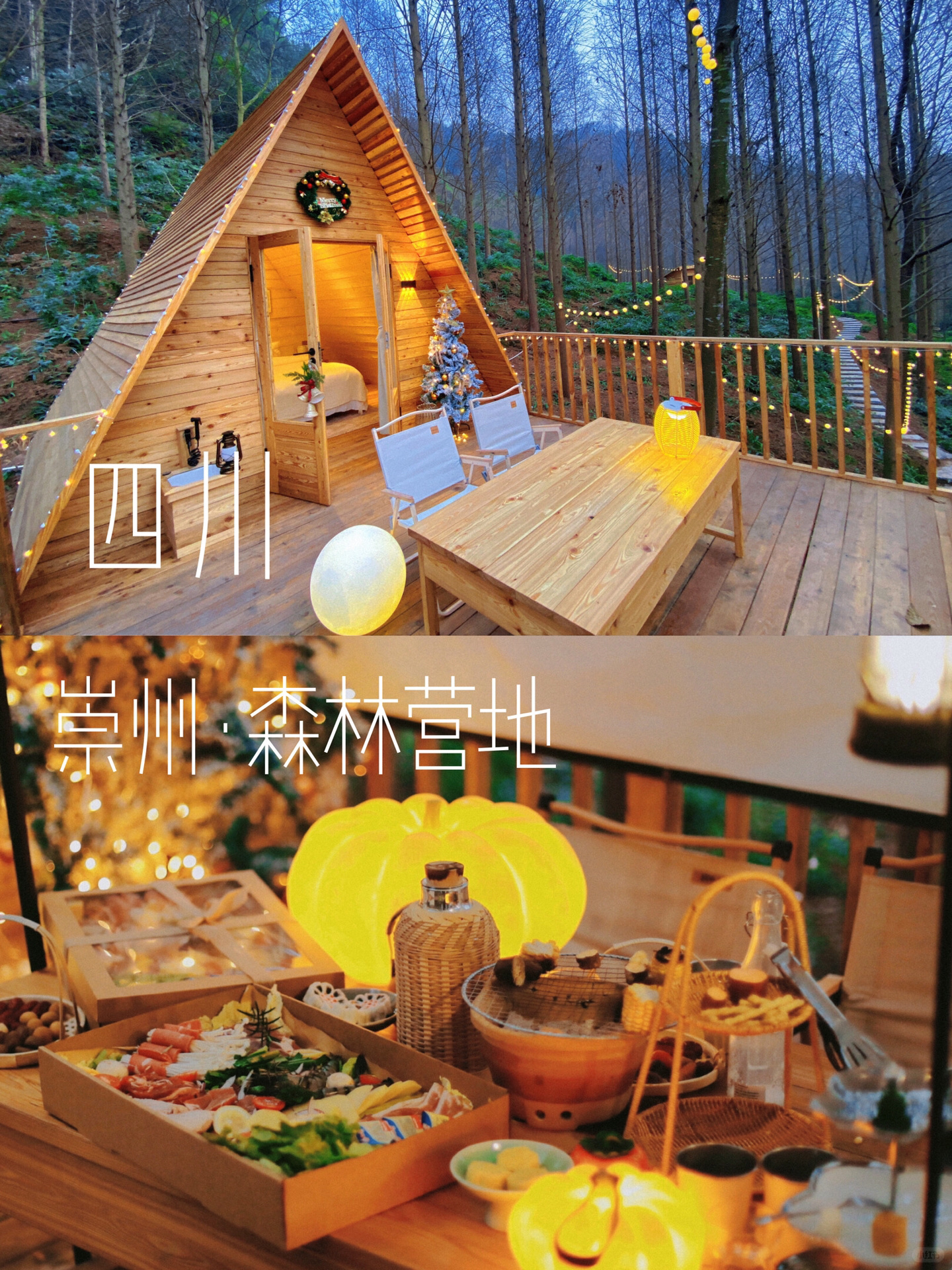 宠物友好！藏在成都崇州的木屋森林营地🏕️
