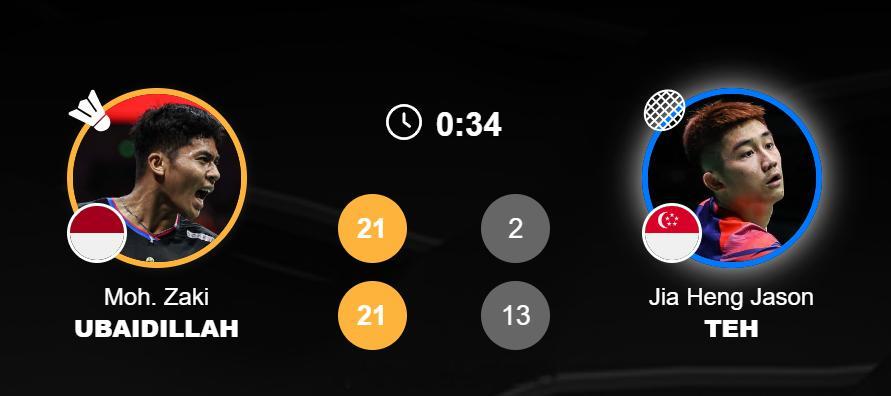 2025年东南亚运动会 男团 半决赛 印尼 2 - 1 新加坡男单 法汉 15-