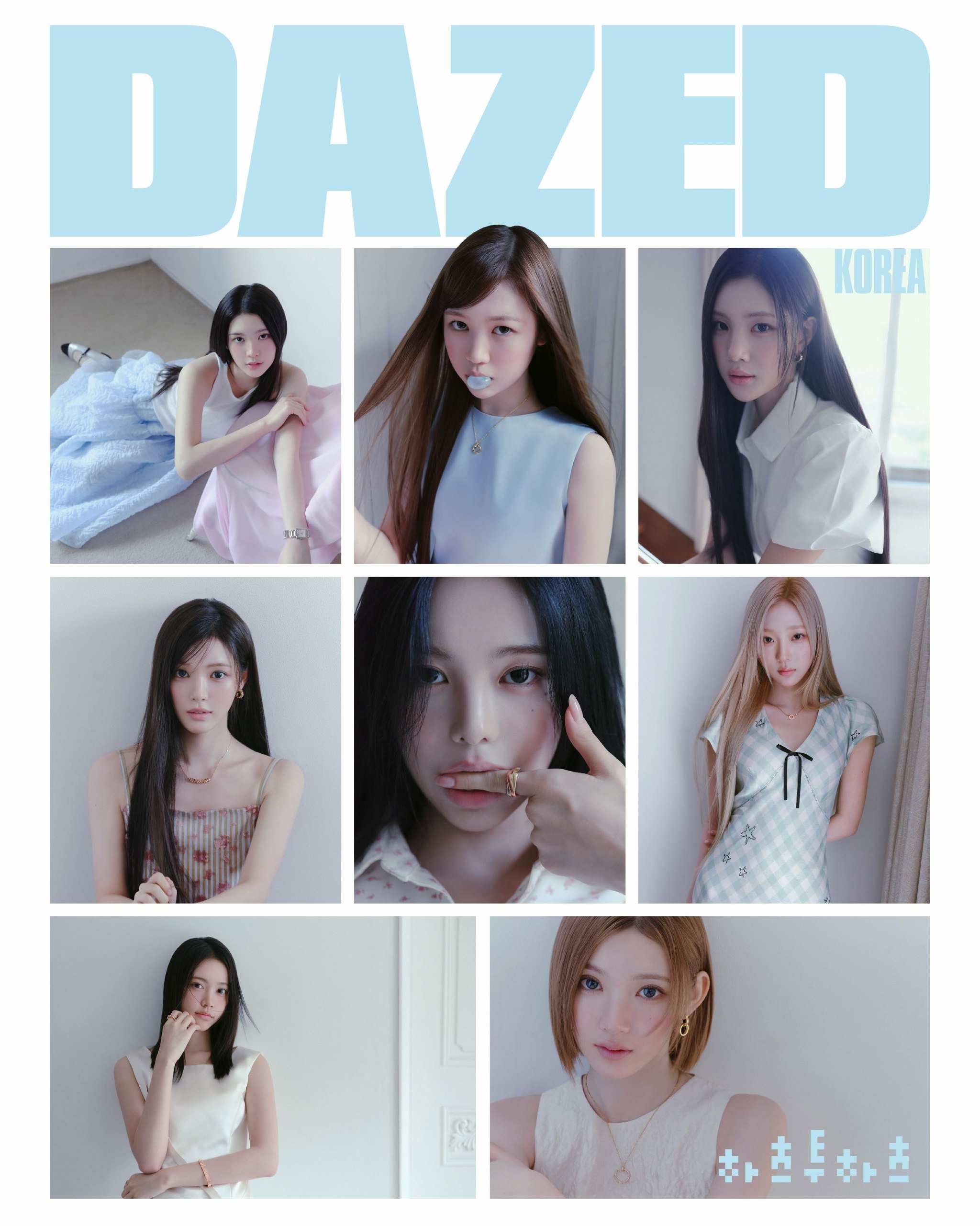 DAZED KOREA 9月刊封面人物 Hearts2Hearts全员戴卡地亚登