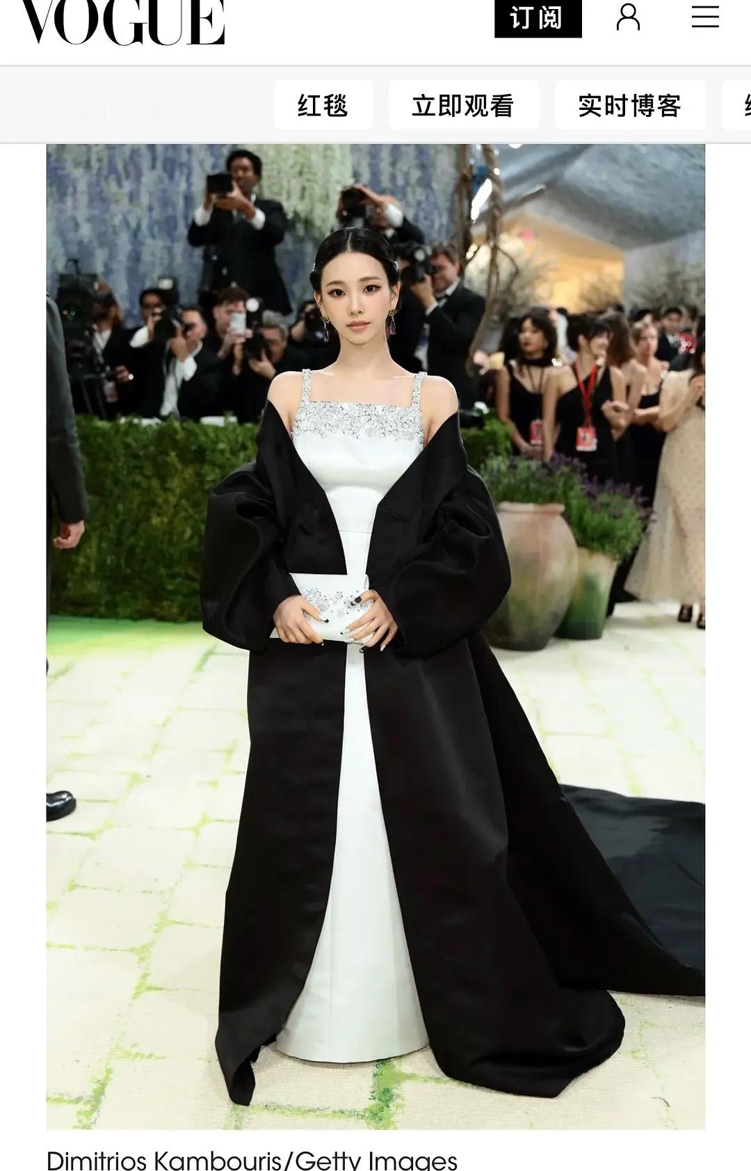 Vogue母版报道柳智敏 Met Gala主办方Vogue母版单独报道柳智敏✨V