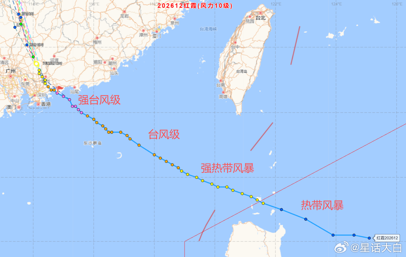 今天凌晨，台风“红霞”以强台风级登陆广东省惠州市惠东县，成为今年登陆广东的首个台