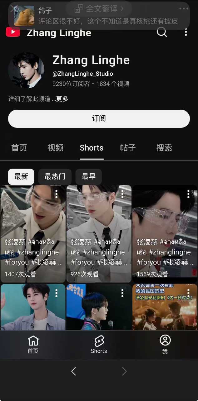 没有在youtube上更新过进出妆如果有看到负面评论且博主不删的帮我举报侵权和盗