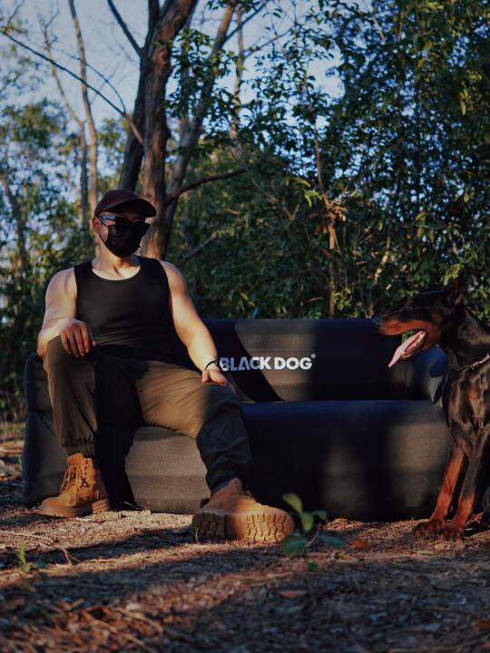🐕black dog充气沙发，露营界的颜值与实力担
