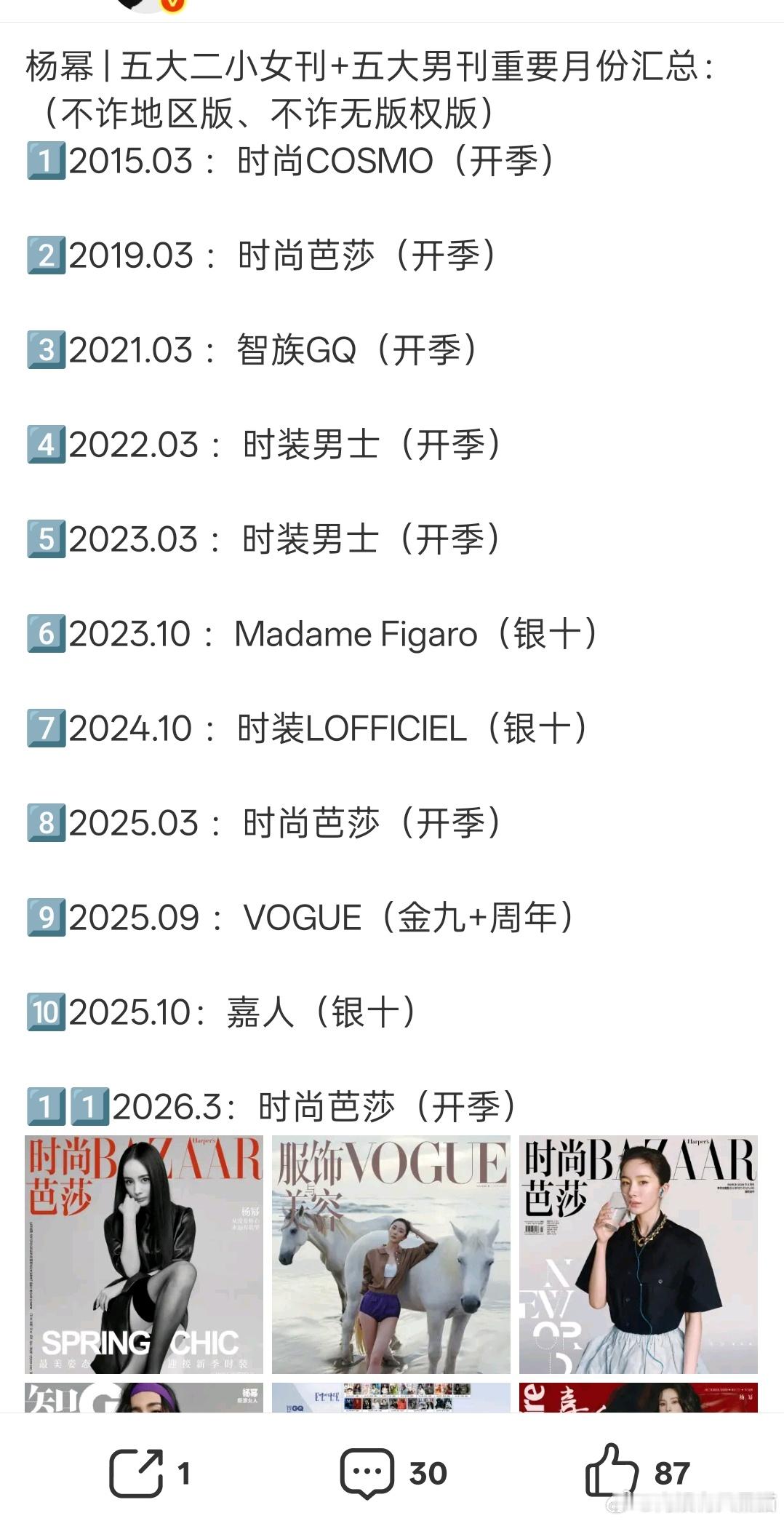 随着ELLE金九的解锁，马上达成五大杂志重要月份全get✓ 