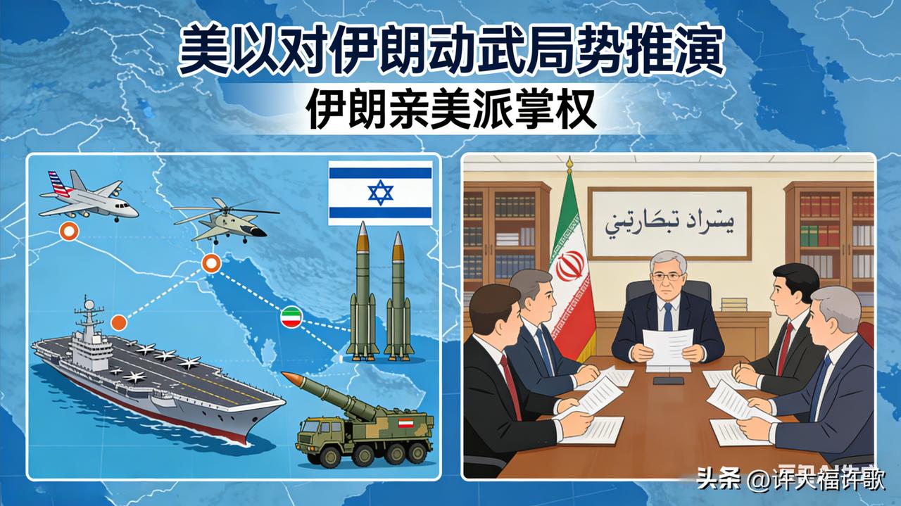 深度原创：美以最优剧本+伊朗亲美掌权+对中国最不利情景全推演——
 
    这