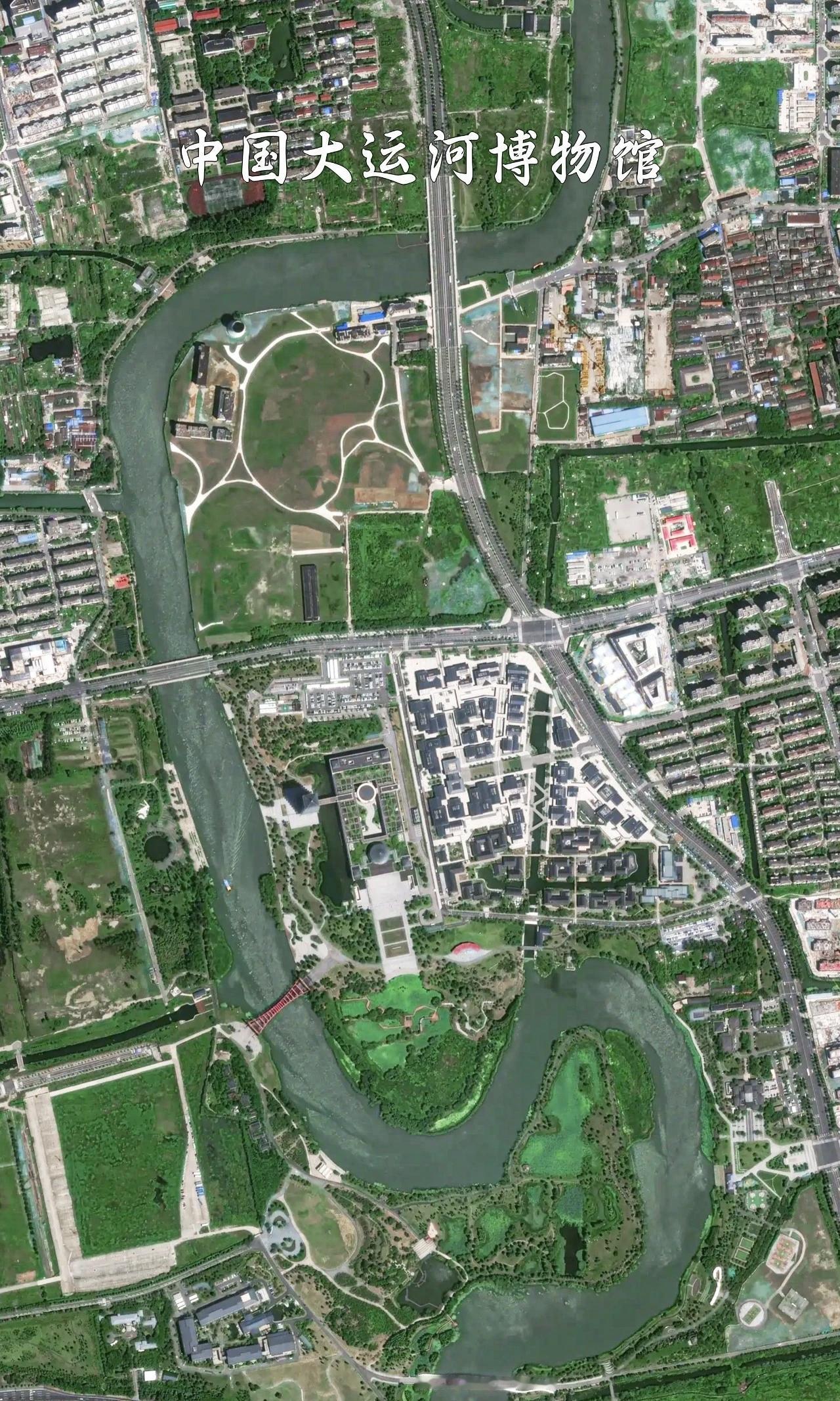 中国大运河博物馆高清卫星图