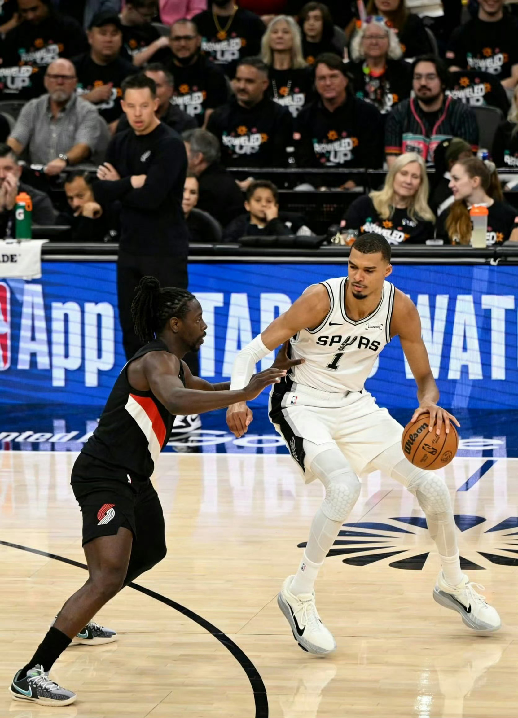 健康第一！文班亚马将缺席今天的G3 ！超话创作官 ｜马刺vs开拓者 ｜文班亚马缺