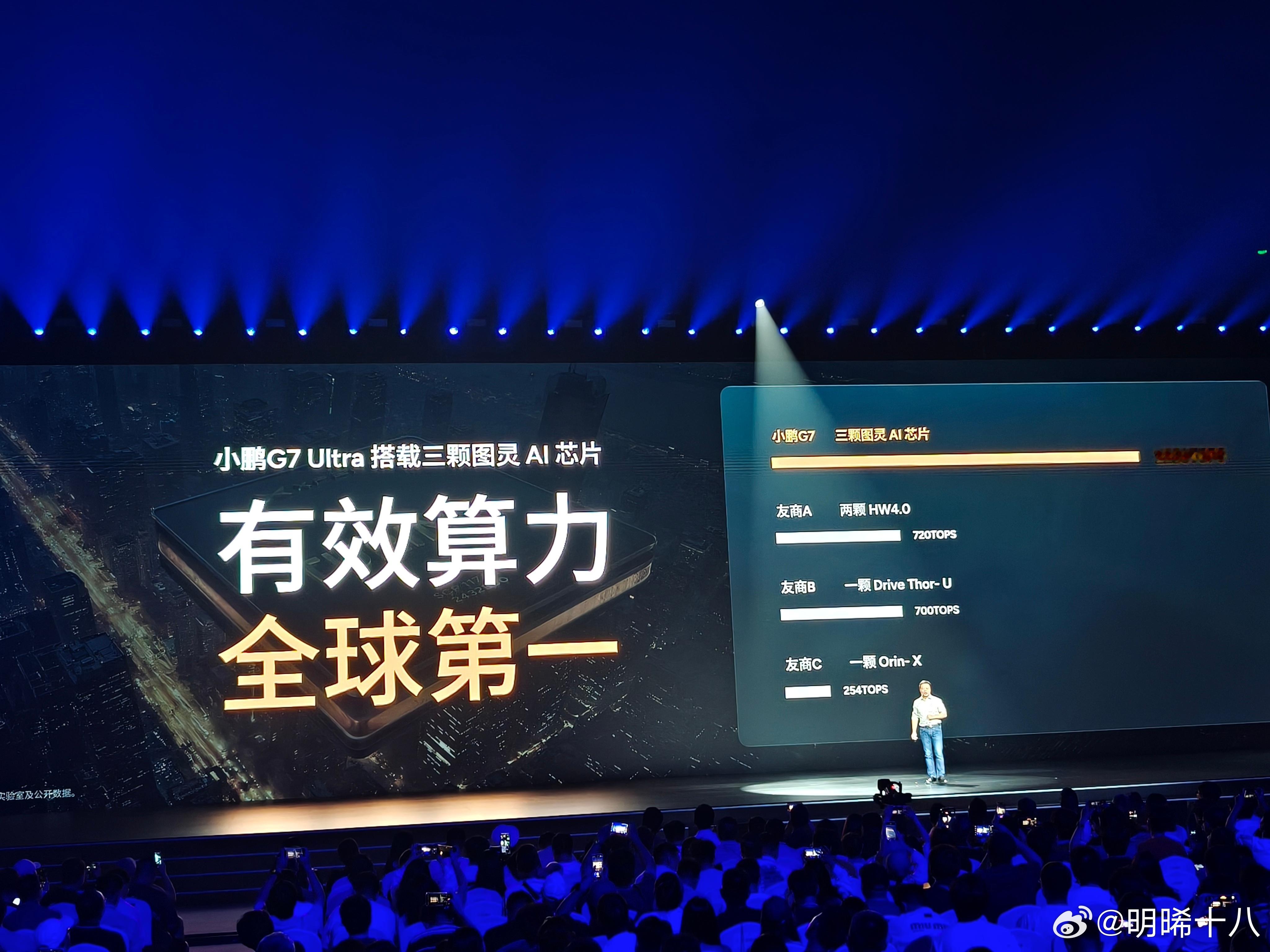 小鹏G7 Ultra，有效算力全球第一。 ​​​