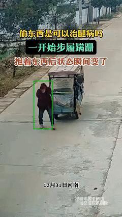 万万没想到，近日河南，男子回家时发现放在门口的地毯不见了，家里人也没有拿走，于是