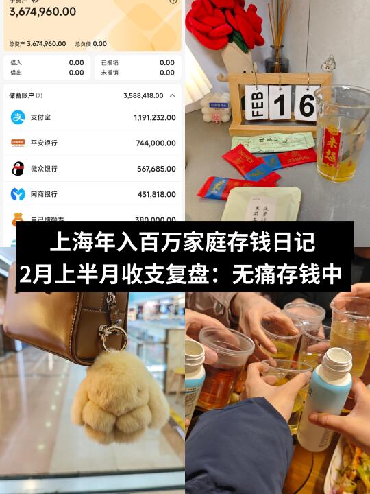 95‖年入百万家庭‖2月上半月收支复盘
