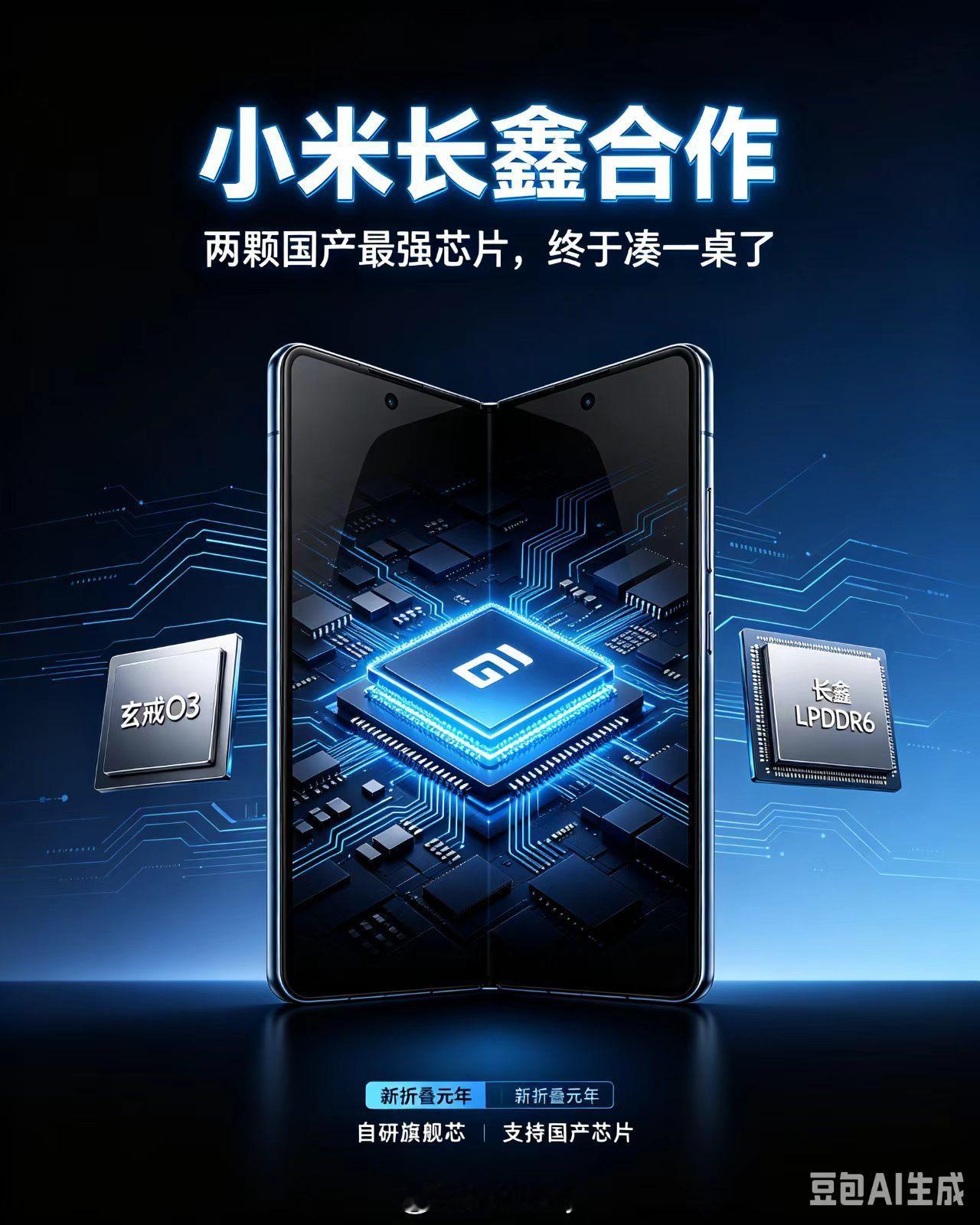 长鑫LPDDR6首发搭载小米18Fold 这个猛啊！！之前已经确定了小米18 F