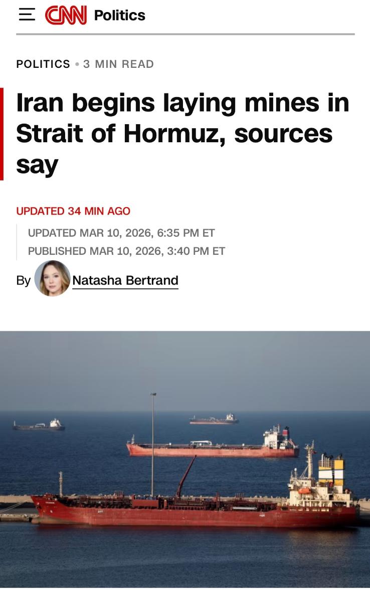 美国有线电视新闻网(CNN)官网当地时间3月10日报道：据两名熟悉美国情报报告相