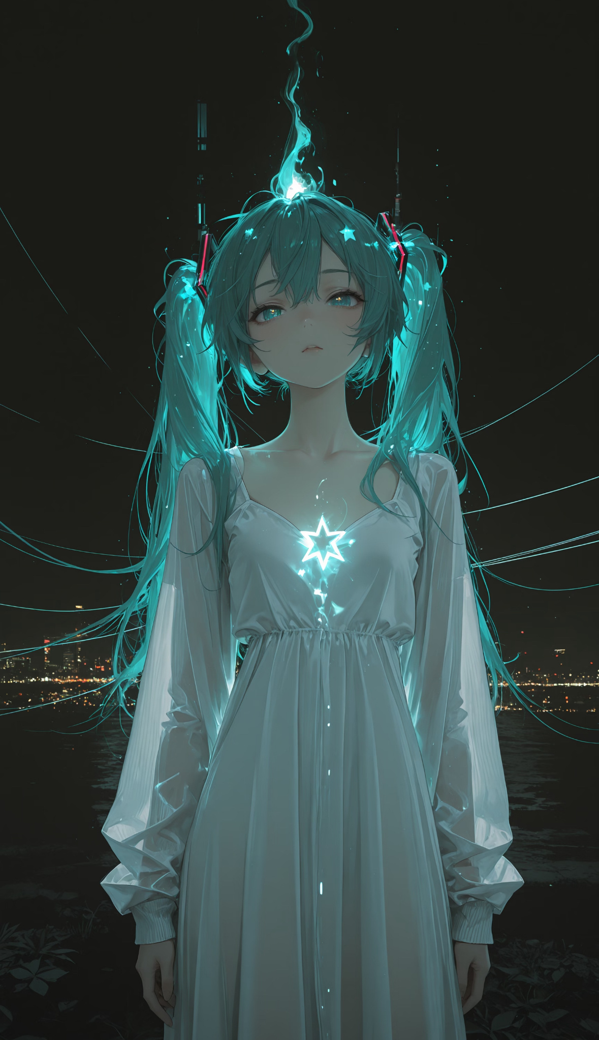 夜之灵·初音🩵超美呀！二次元招新季初音未来 ​​​