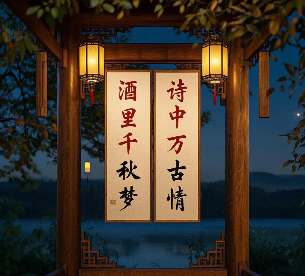 或者“茶间百态生”。“茶”与“酒”相对，“间”和“里”一样是方位词，“百态生”和