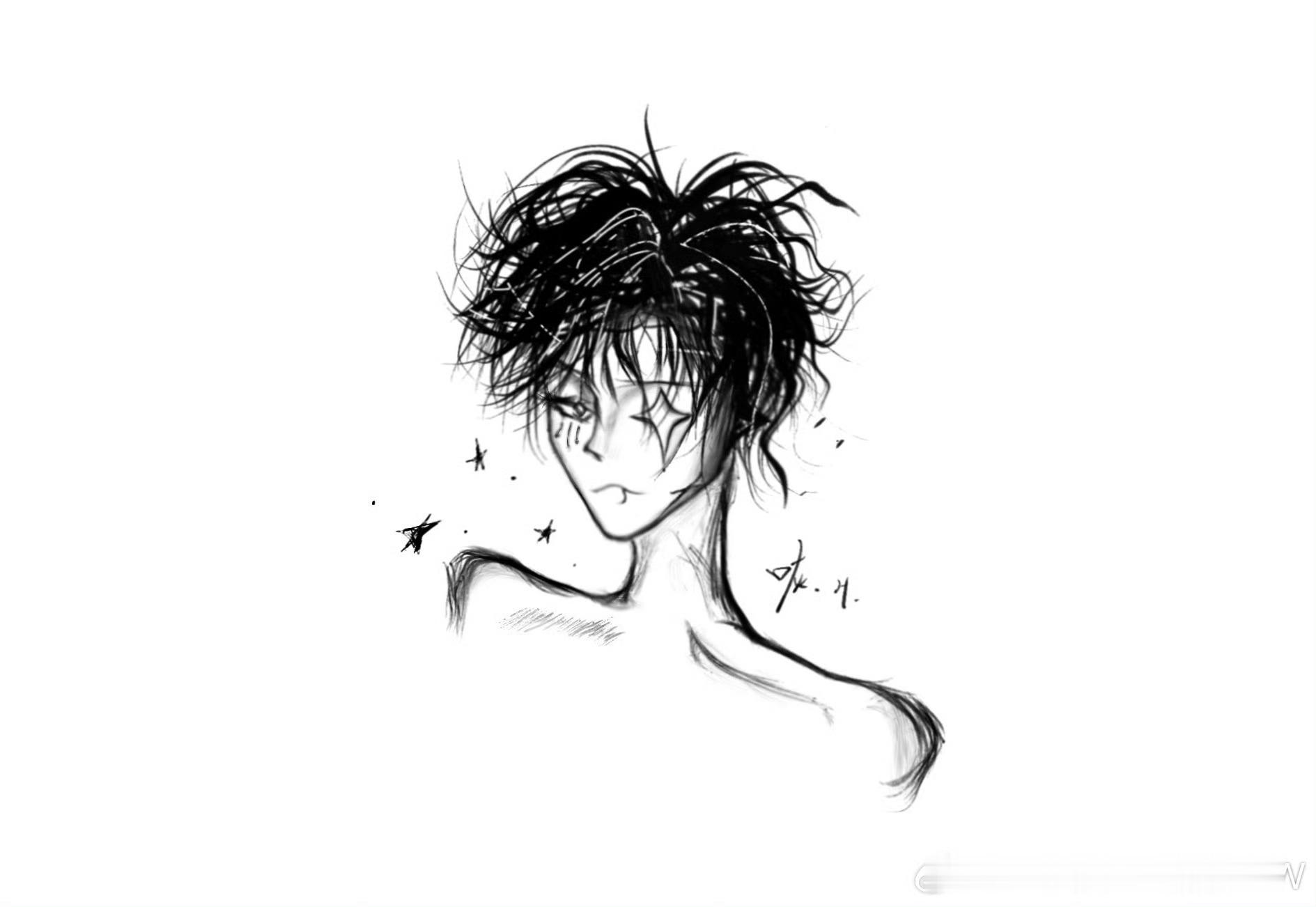 王橹杰画画进步好快小小咴来了，王橹杰依旧摸索画风中，他的画画水平进步也太快了吧！