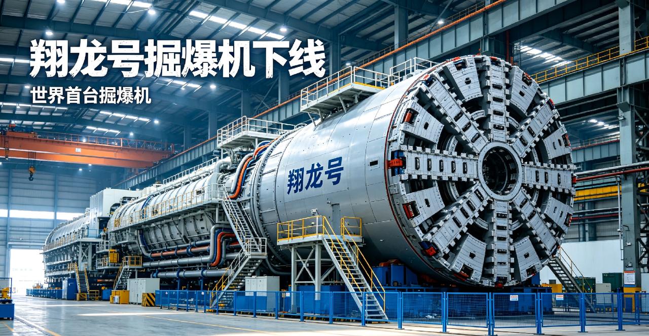 硬岩隧道掘进总卡壳？世界首台中国掘爆机出手破局
 
遇到地下超硬岩层，普通掘进机