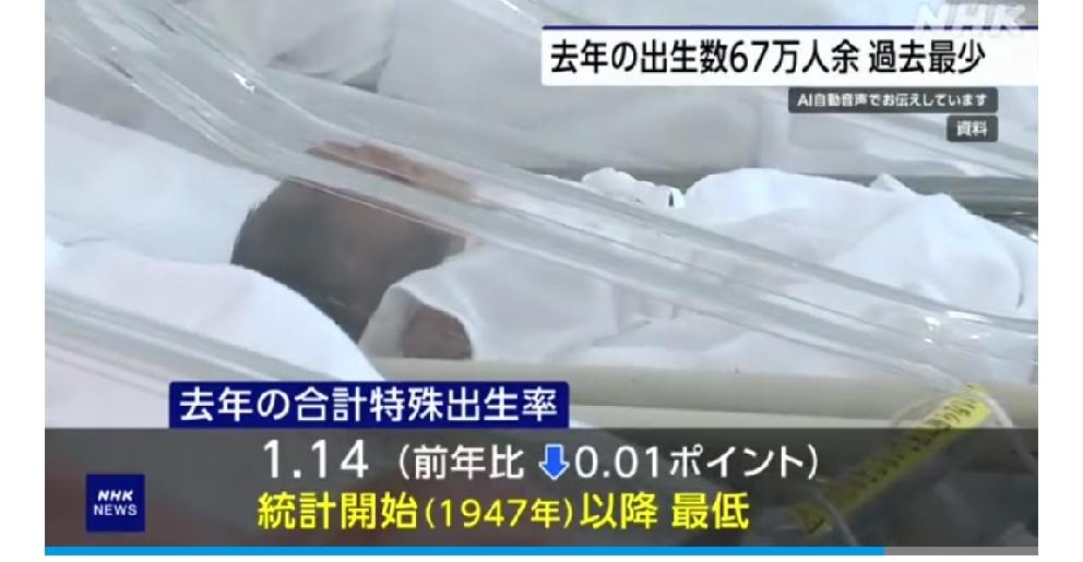 日本少子化加速与新型军国主义抬头之关系
         据日媒6月3日的报道，