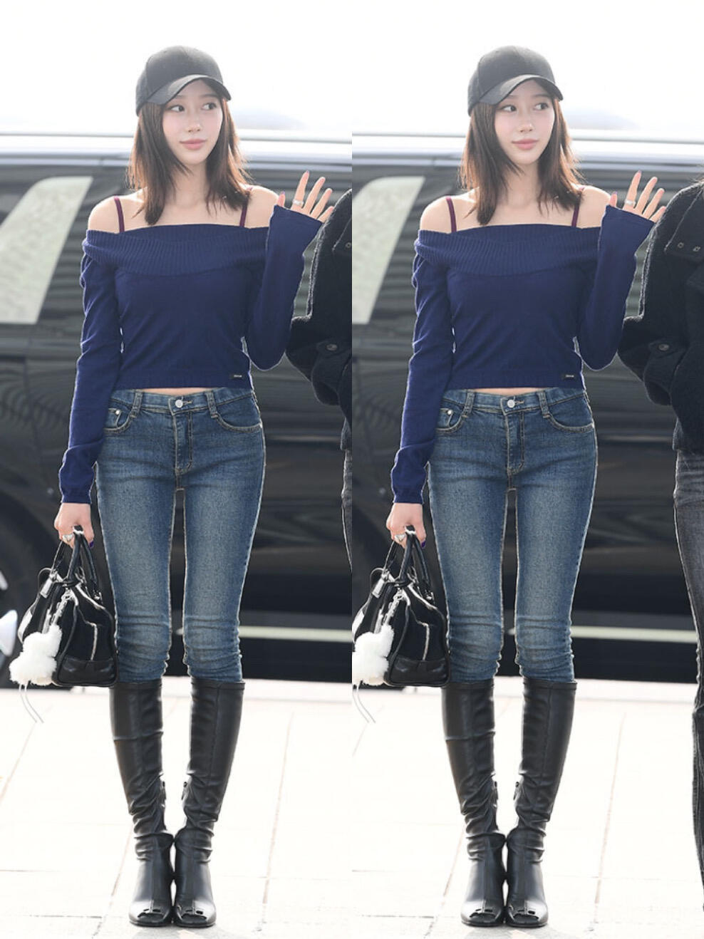 女神的腿长 屏幕装不下 Giselle 