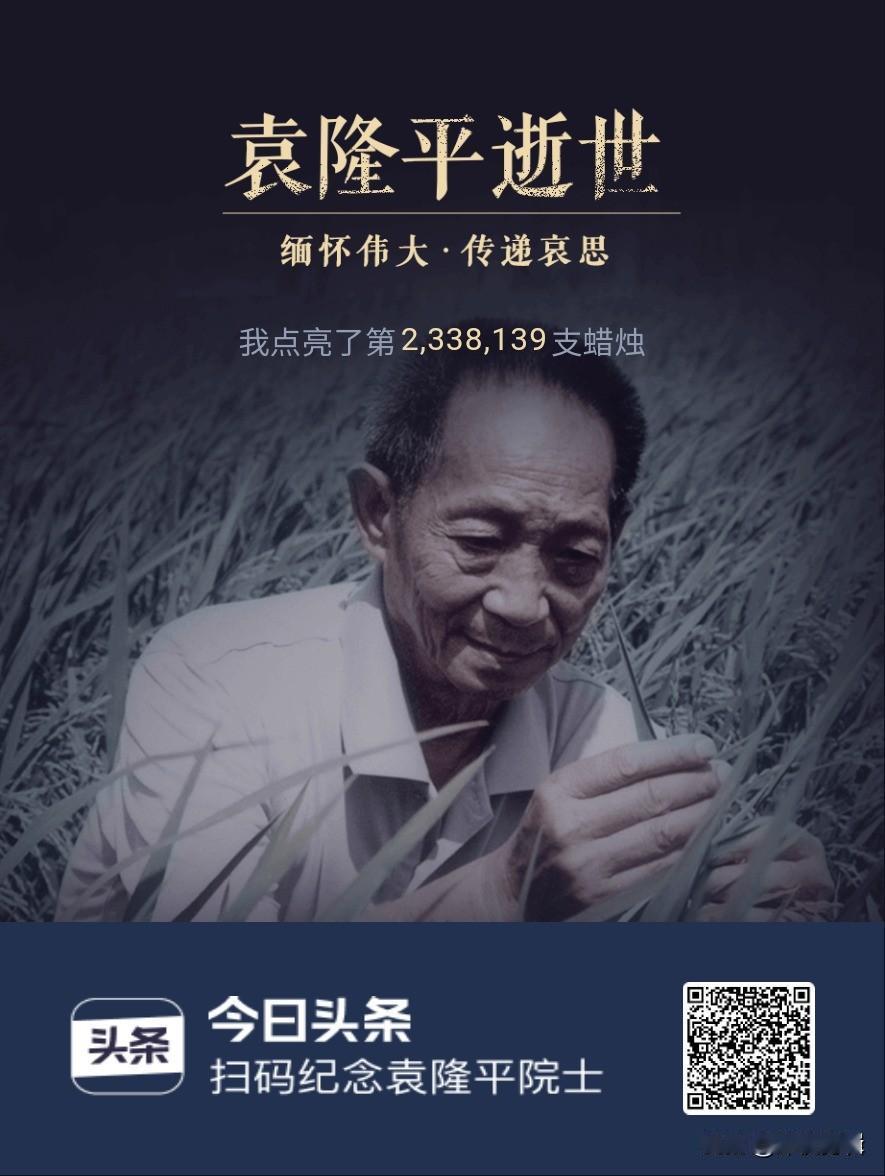 袁隆平逝世，解决半个中国温饱问题的老人走了
