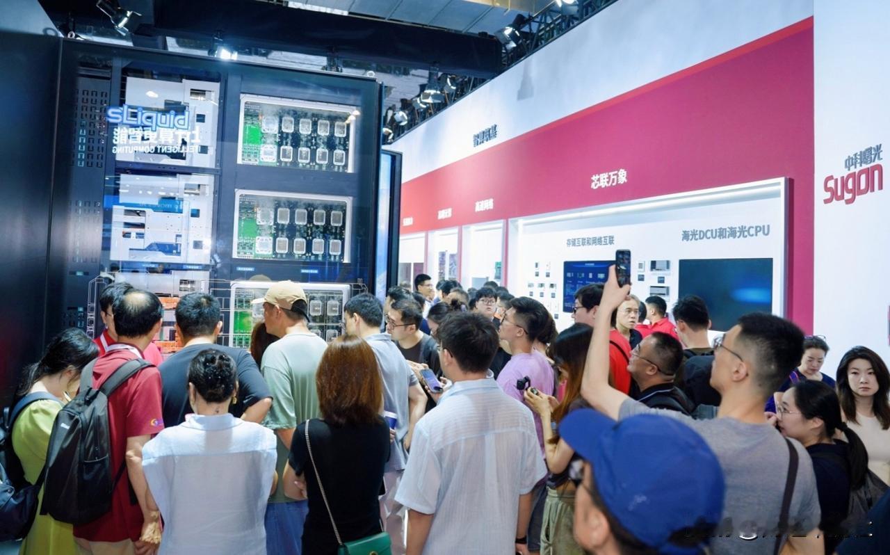 30亿个器件组装在一起，这活儿除了中科曙光想不到谁还能干
去WAIC逛中科曙光展