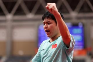 林诗栋/蒯曼3-0朝鲜组合晋级亚运会混双16强
亚运会乒乓球混双比赛，林诗栋/蒯