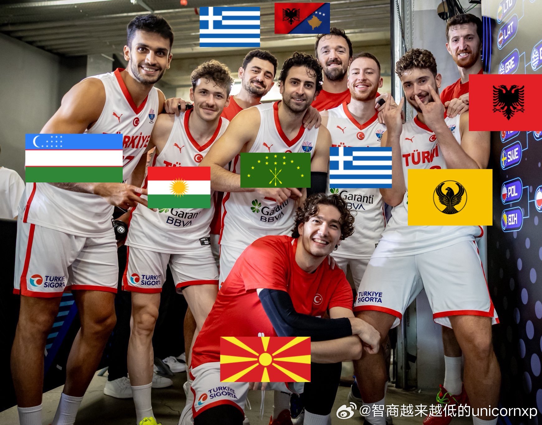 土耳其男篮的实际组成fiba欧锦赛欧洲篮球 ​​​