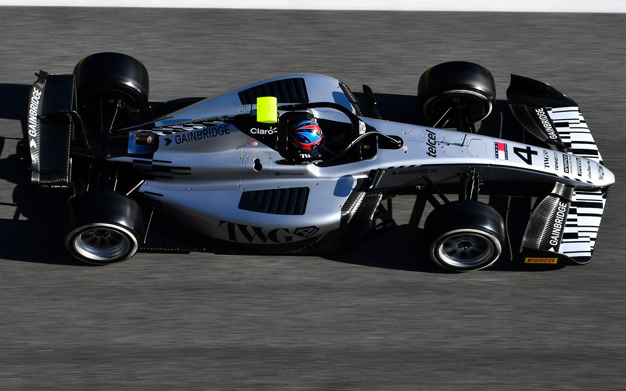 赫塔出战2026赛季FIA F2锦标赛的赛车涂装，非常“凯迪拉克”~👀📸 F