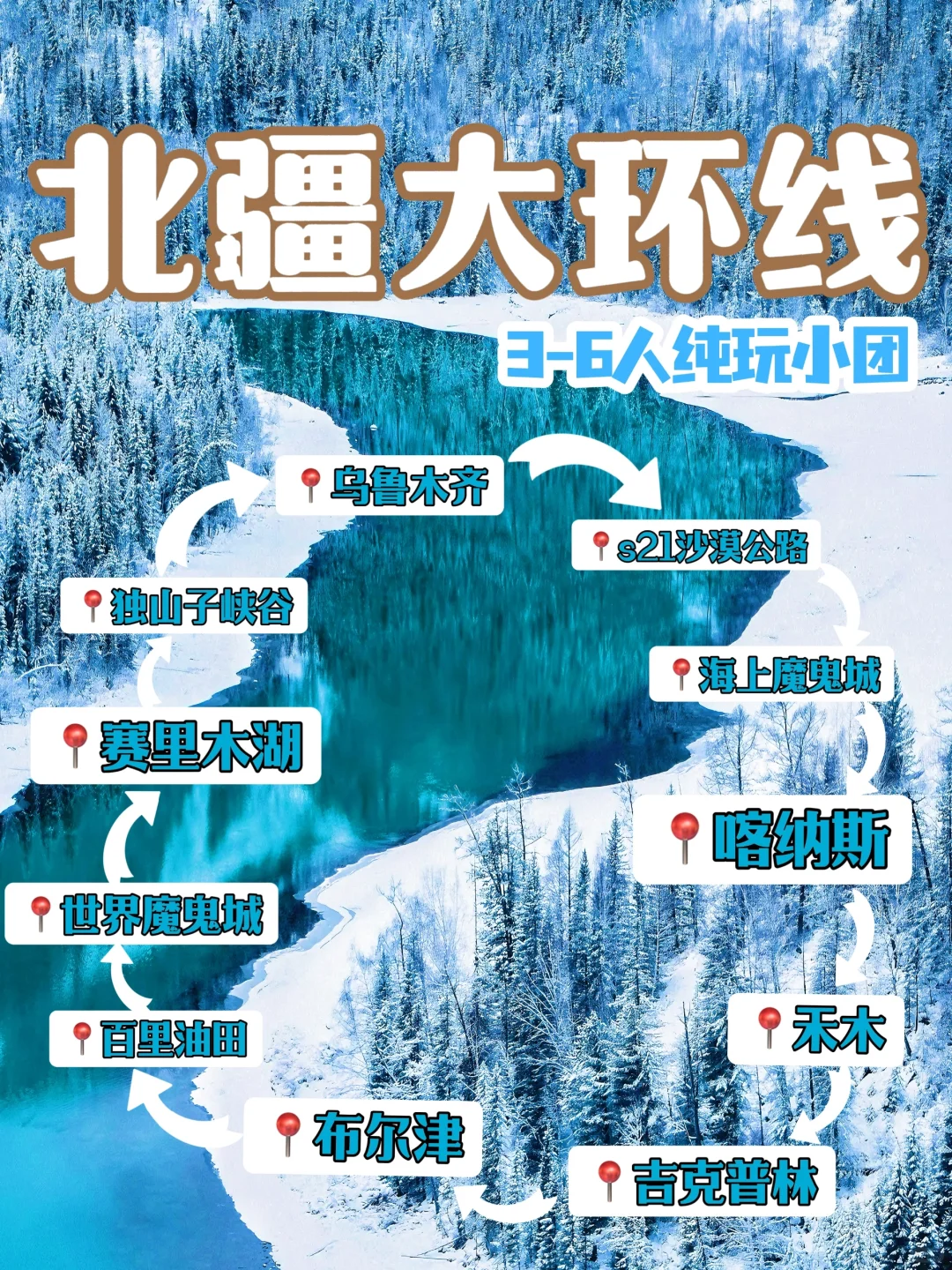 冬游北疆环线人均3000+❄️赛里木湖+阿勒泰