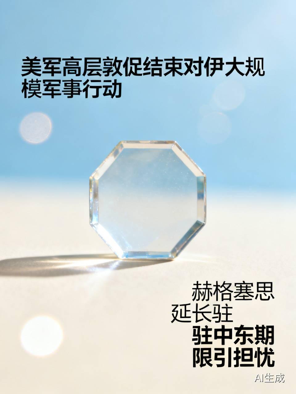 美国《华盛顿邮报》：美军多军种高层敦促战争部长赫格塞思结束对伊朗大规模军事行动。