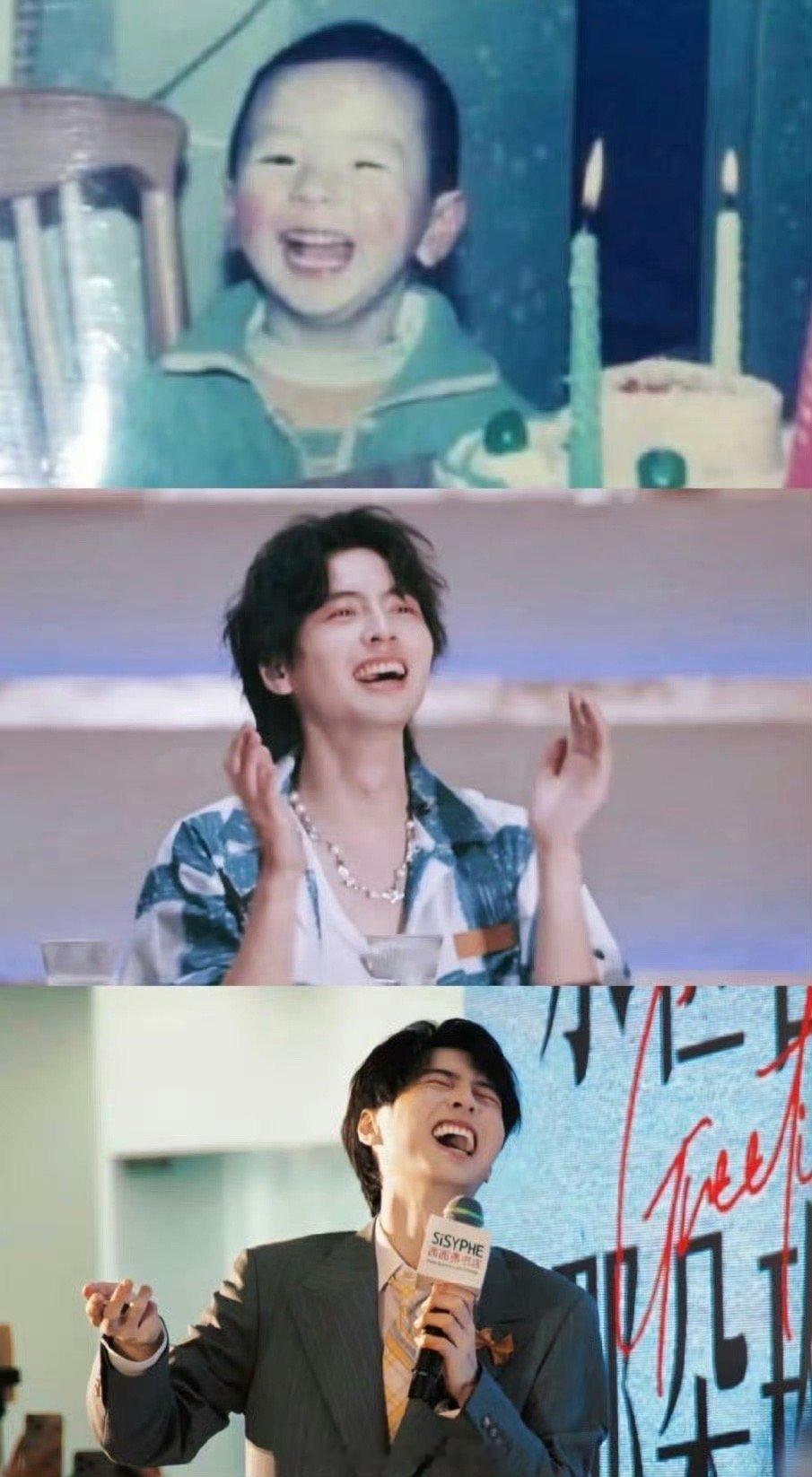 蒲熠星是等比例长大的吧 翻到他十几岁时的照片，和现在对比就像同一天拍的。不是长相