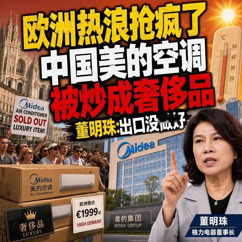 很多人以为，空调这种大路货早就没什么技术含量，谁做都一样。
可这个夏天欧洲的一场