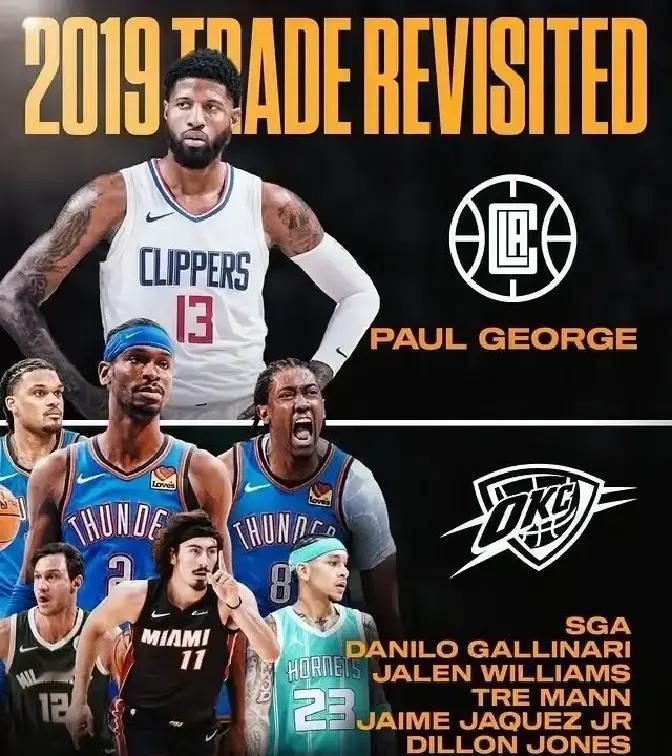 快船老板现在看着那笔交易，估计得愁得睡不着觉。
 
2019年夏天，为了保罗乔治