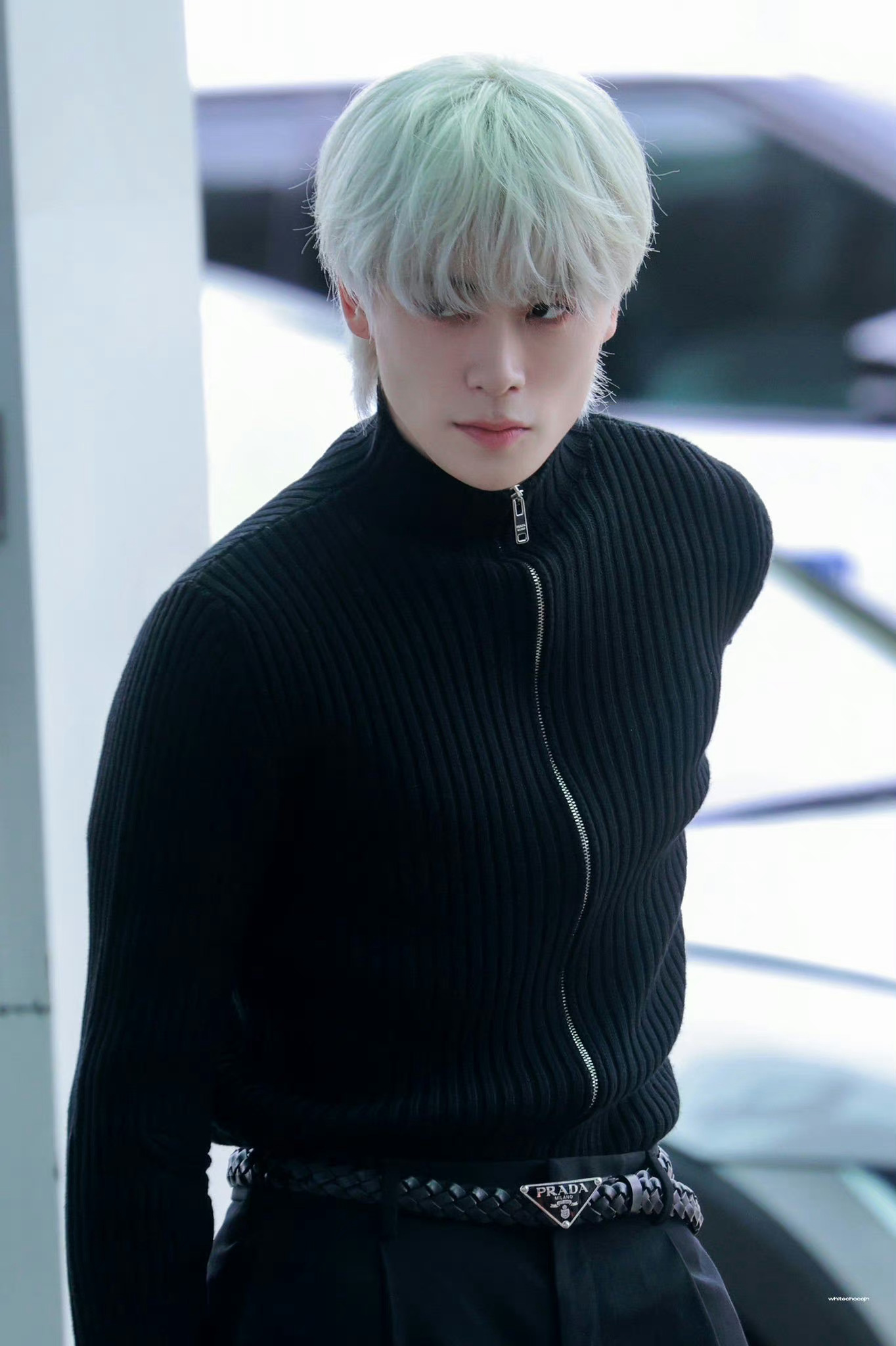 #郑在玹白发#vocal ！郑在玹染发了，还是白发？！哥哥你这也太帅了吧[举花铃