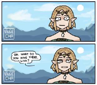 王泪小剧场：林克你..... (via.twi Vinnie_Cha)  