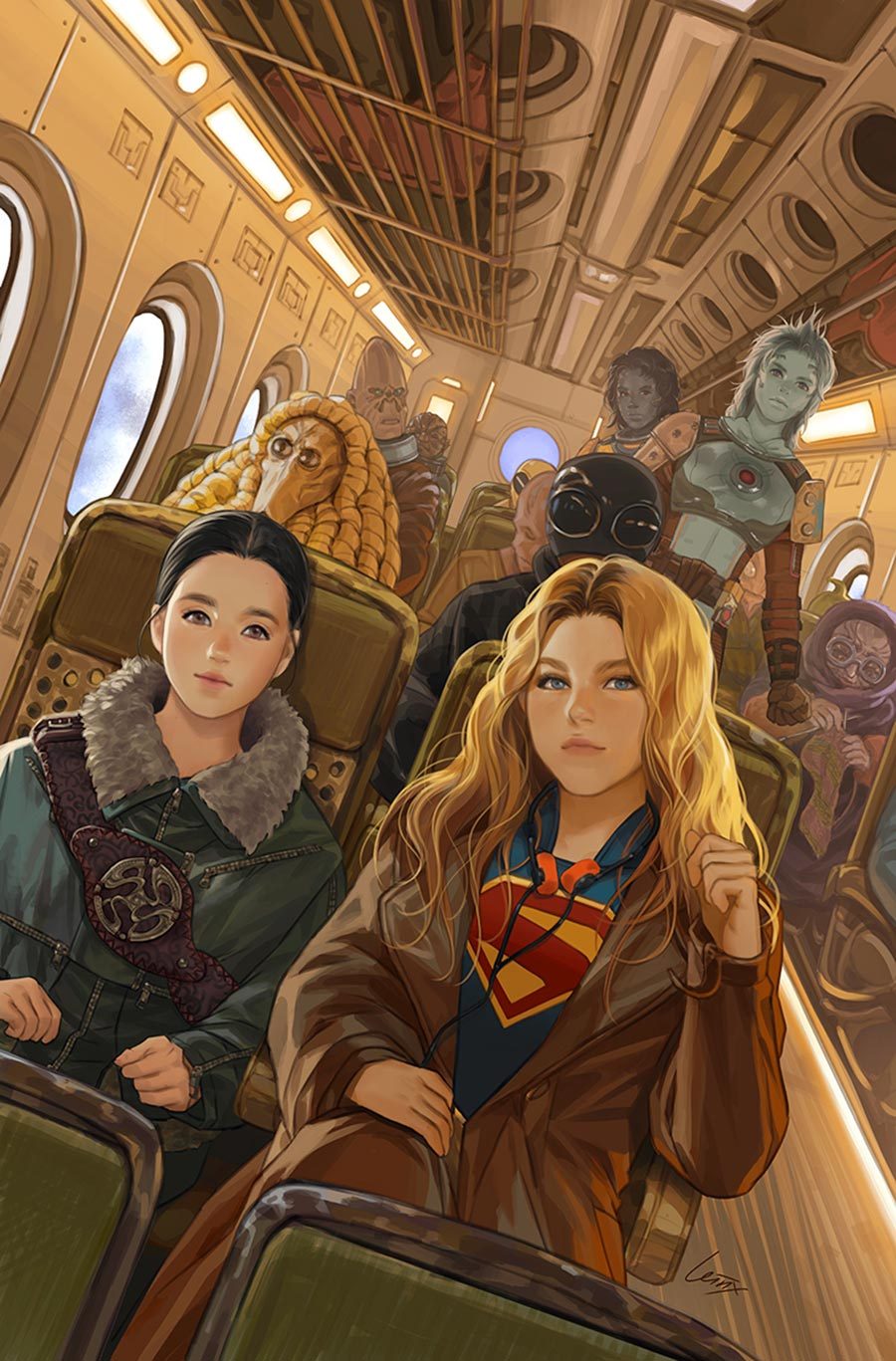 宣传相关 三张来自DCU电影超级少女 主题de漫画变体封面公开，分别来自画师St