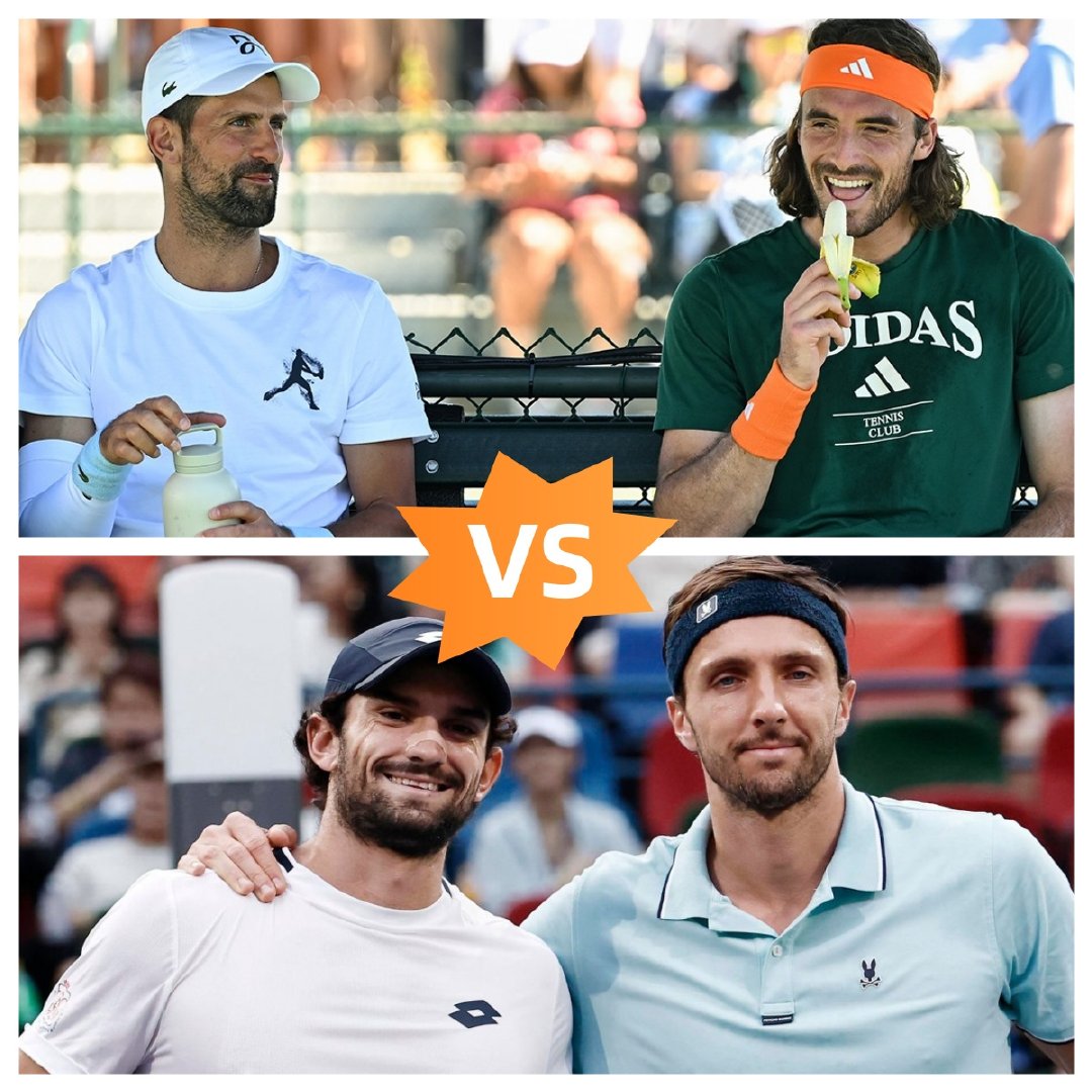 2026印第安维尔斯大师赛男双第二轮，小德/西西帕斯 vs 林德克内希/瓦舍罗,